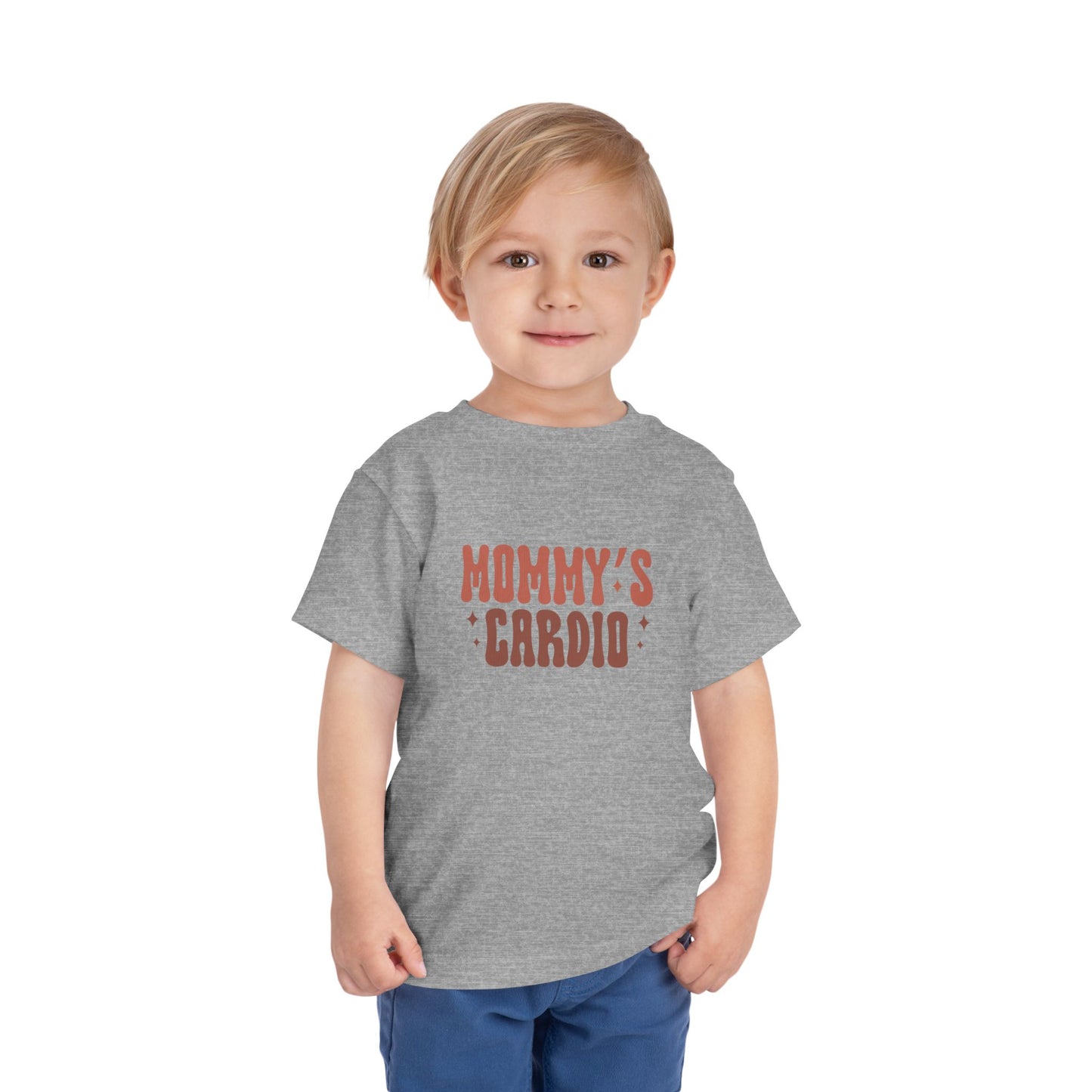 Toddler Tee — "Mommy's Cardio" Cute Baby Shirt | New Mom Gift