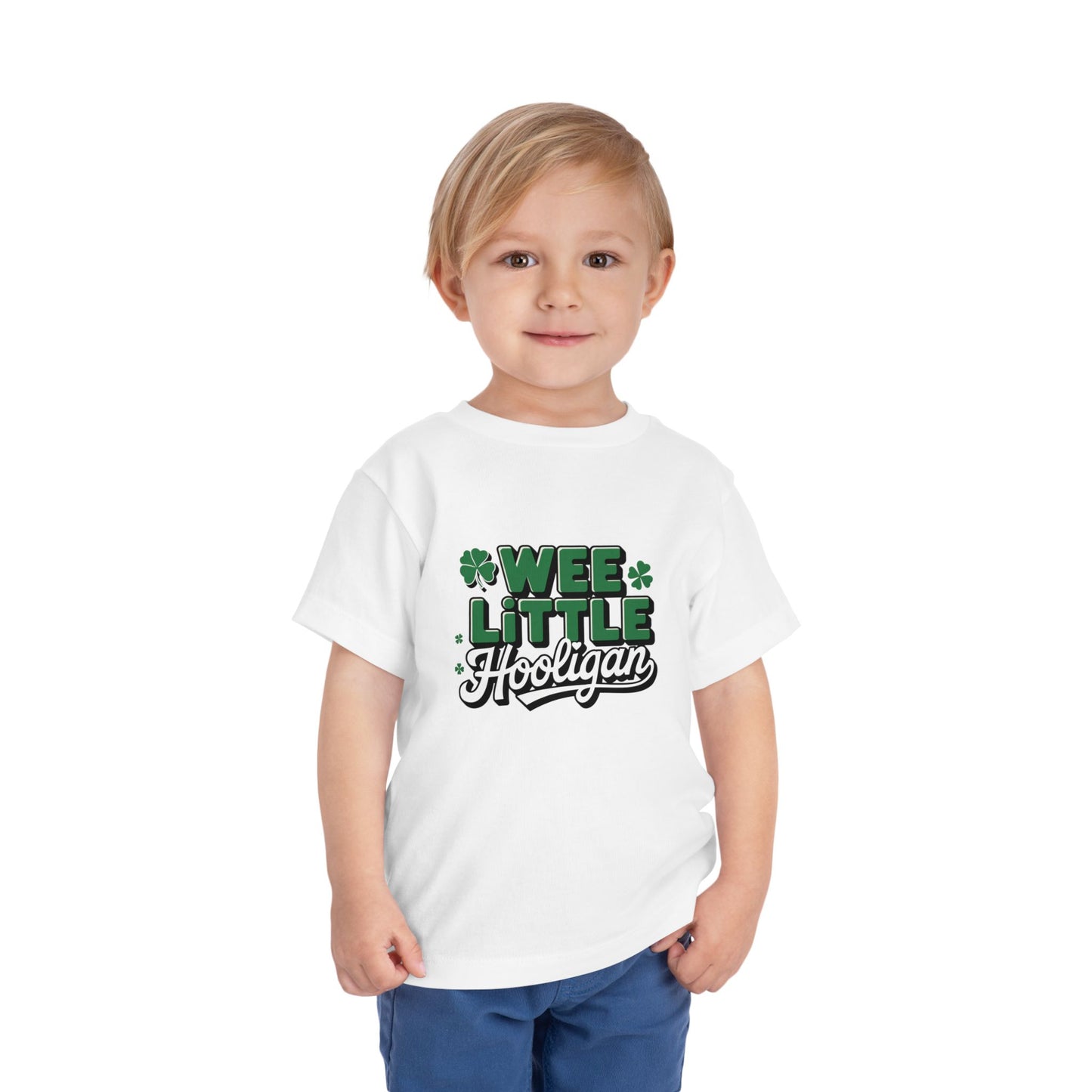 Wee Little Hooligan Toddler Tee — St. Patrick's Day Shamrock Kids Shirt