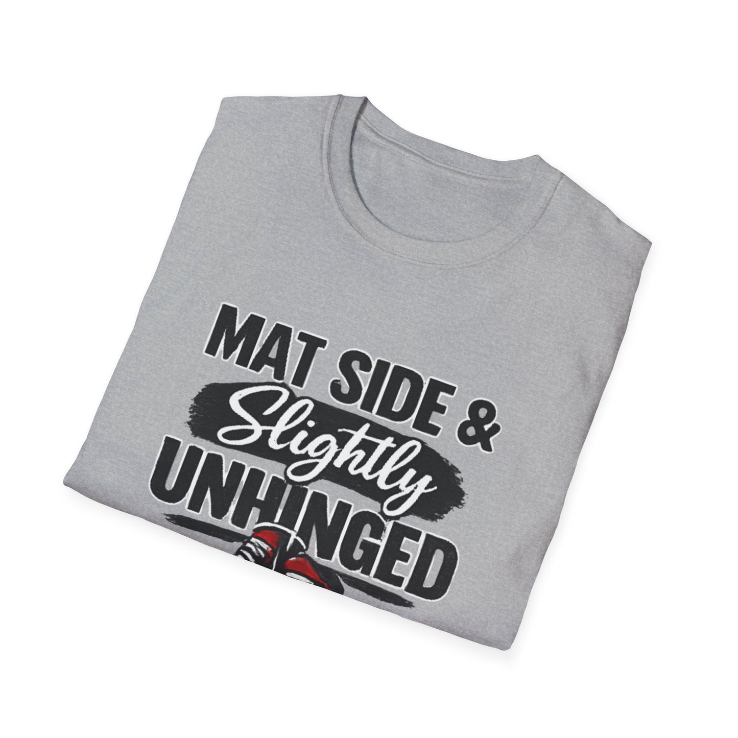 Wrestling Tee — "Mat Side & Slightly Unhinged" Graphic Shirt