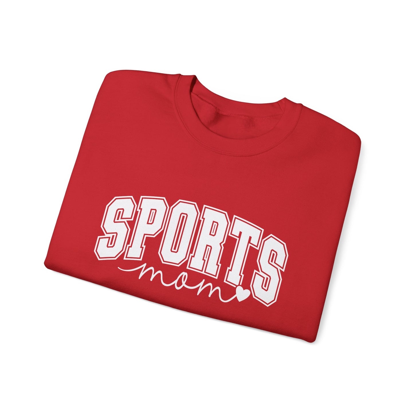Sports Mom Crewneck Sweatshirt — Athletic Mom Graphic Pullover
