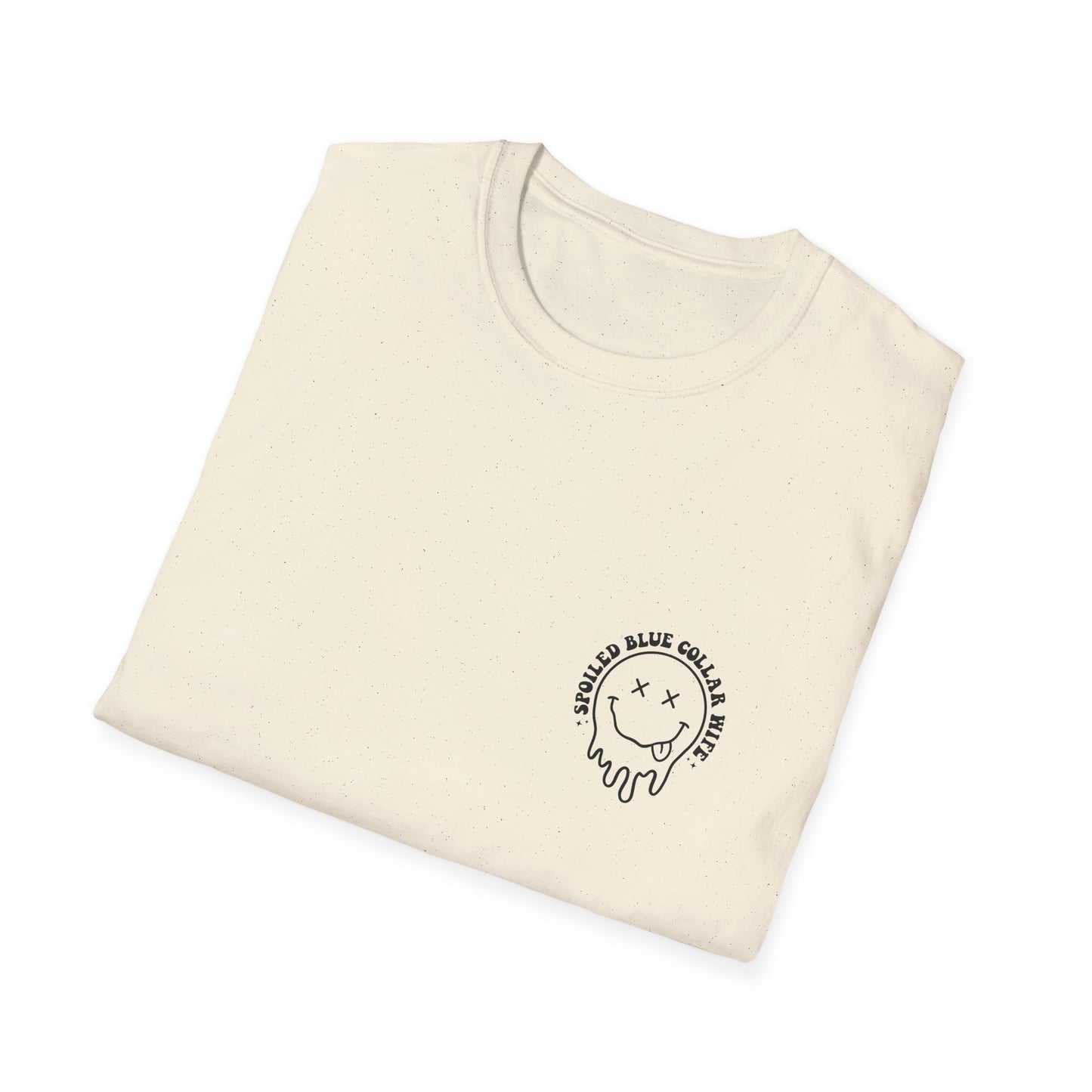 Spoiled Blue Collar Wife T-Shirt — "Somebody's Spoiled Blue Collar Wife" Graphic Tee