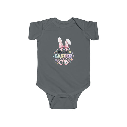 My First Easter Infant Bodysuit — Baby Bunny Easter Onesie