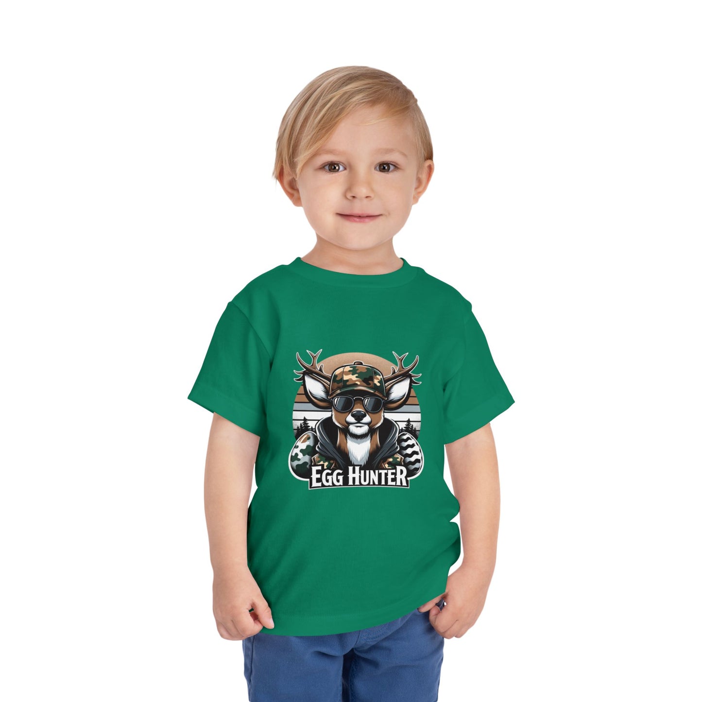 Toddler "Egg Hunter" Deer Camo Tee