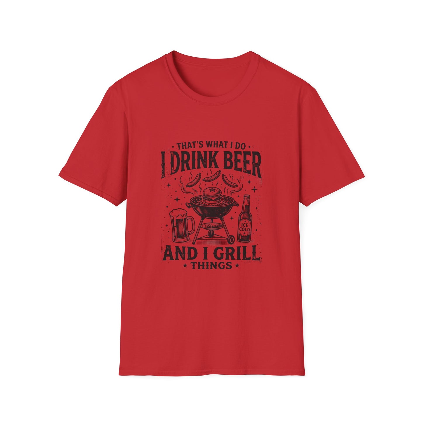 Beer & Grill T‑Shirt — "That's What I Do: I Drink Beer and I Grill Things"