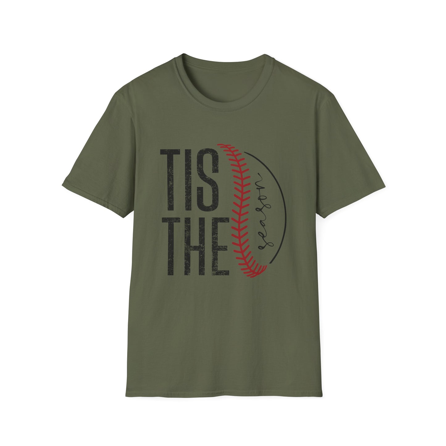 T-Shirt - "Tis The" Baseball Graphic Tee
