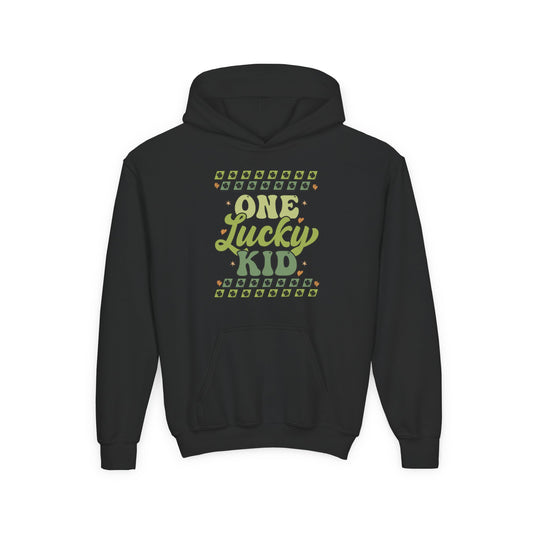 One Lucky Kid Hoodie — Youth St. Patrick's Day Lucky Kid Sweatshirt