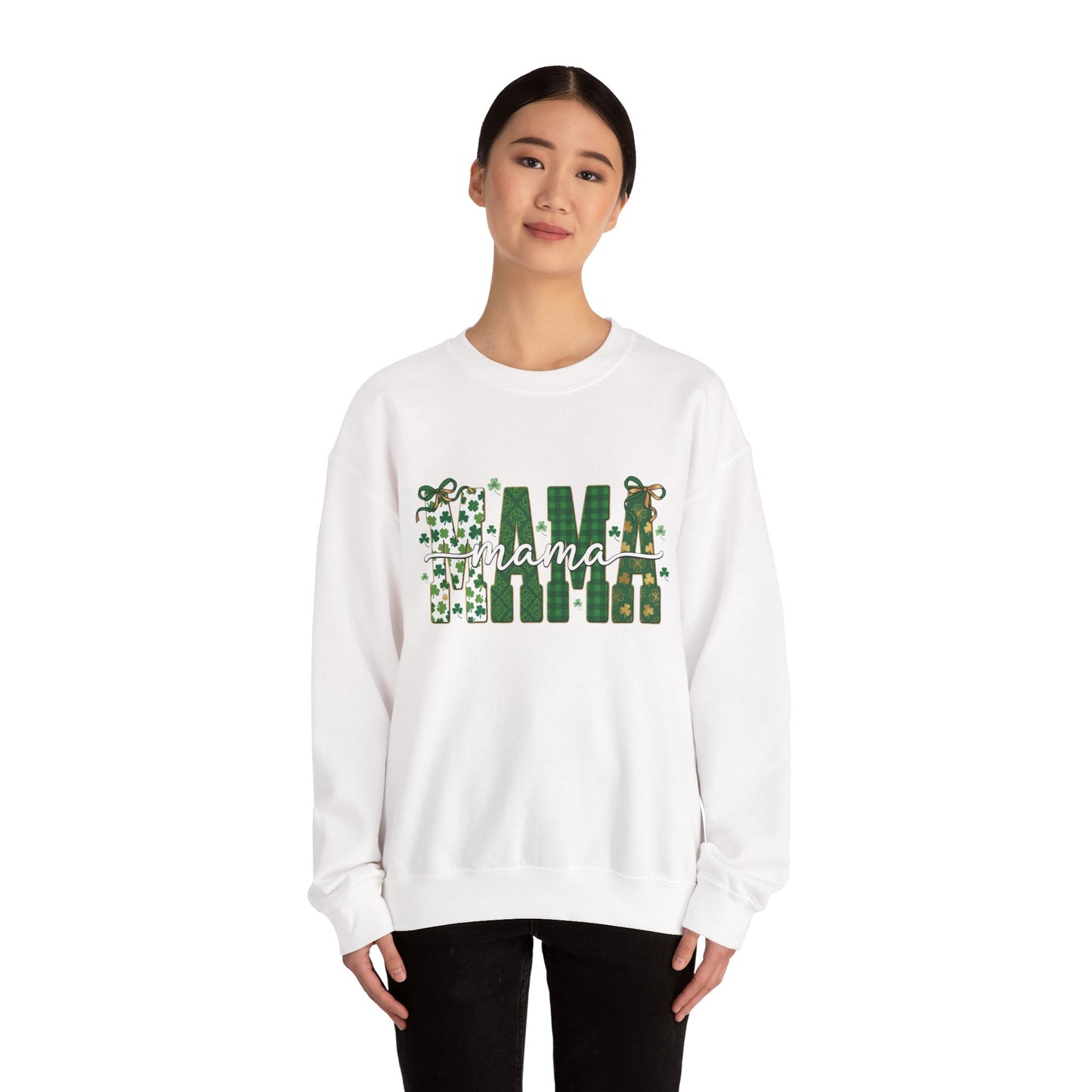 Mama Shamrock Crewneck Sweatshirt