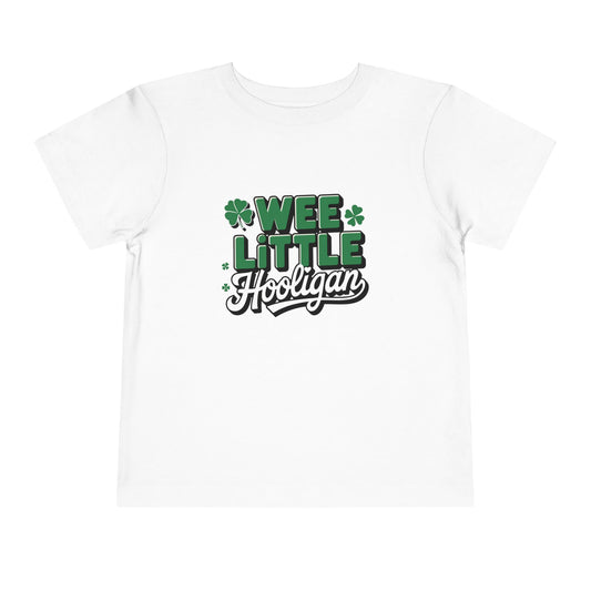 Wee Little Hooligan Toddler Tee — St. Patrick's Day Shamrock Kids Shirt