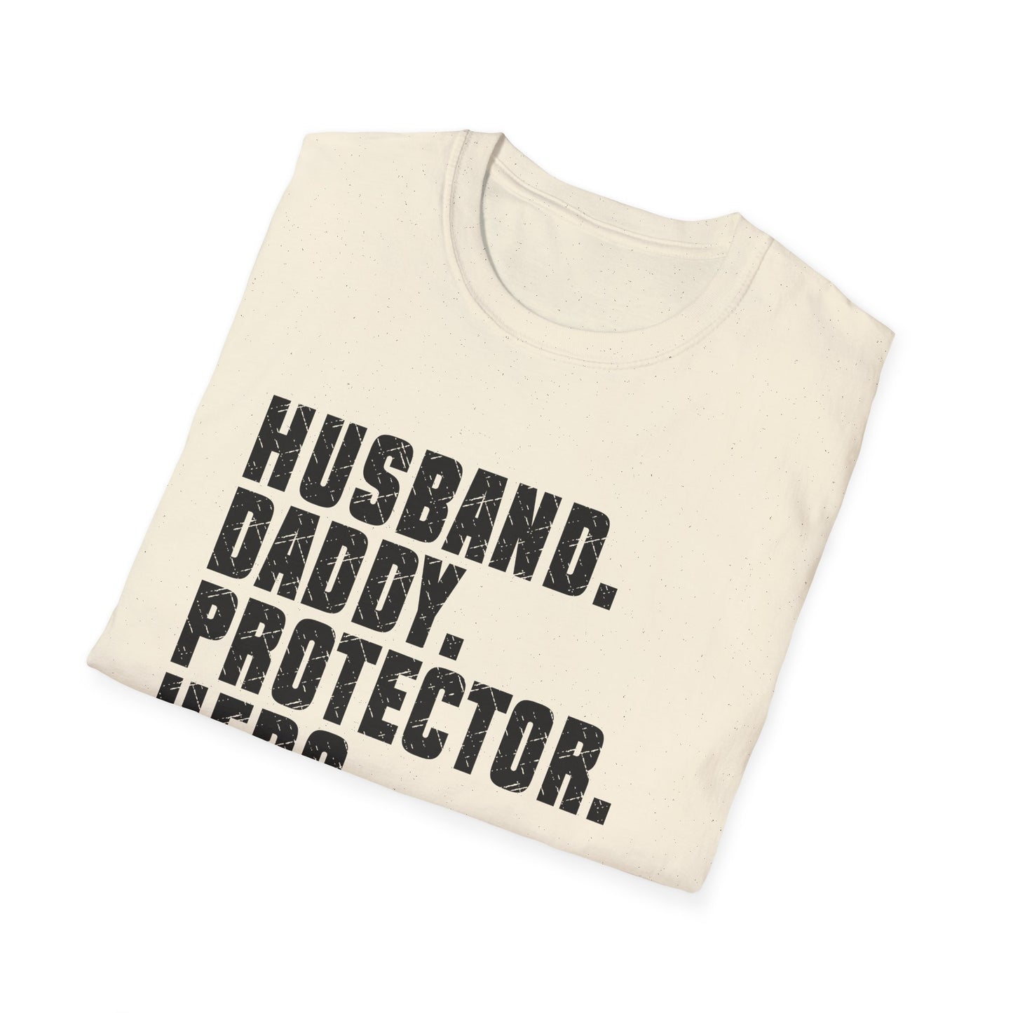 Husband Daddy Protector Hero T‑Shirt — Father's Day Gift Tee