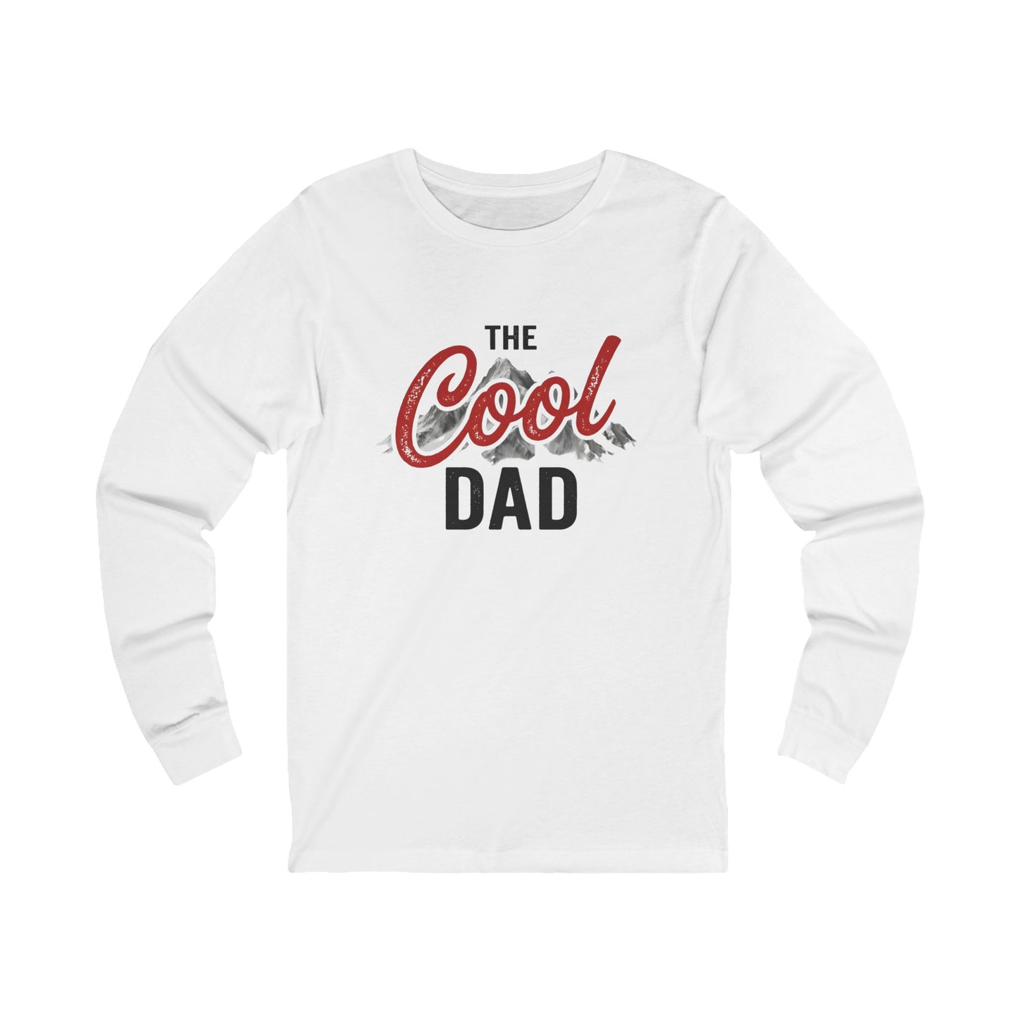 Cool Dad Long Sleeve Tee — "The Cool Dad" Fathers Day Shirt