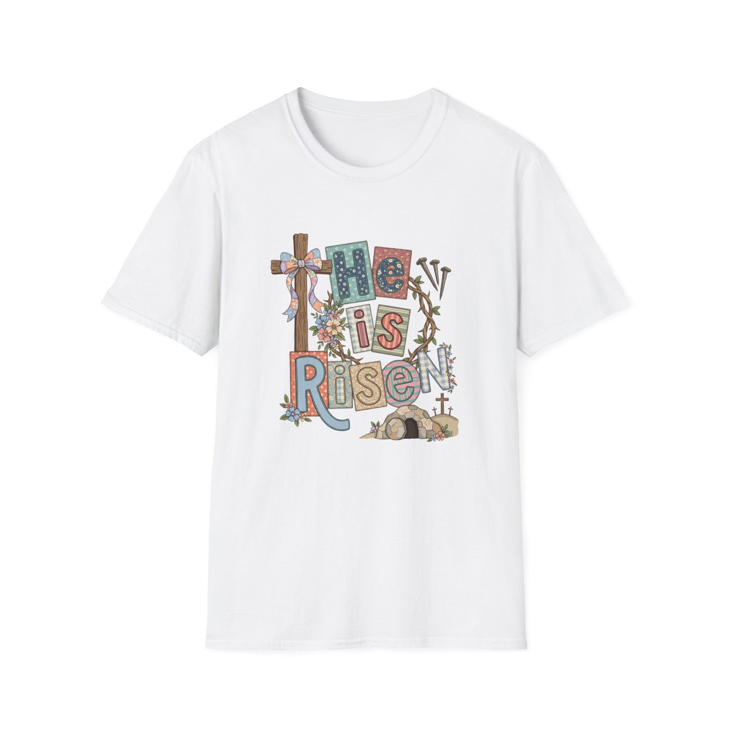 He Is Risen Easter T-Shirt — Christian Resurrection Tee
