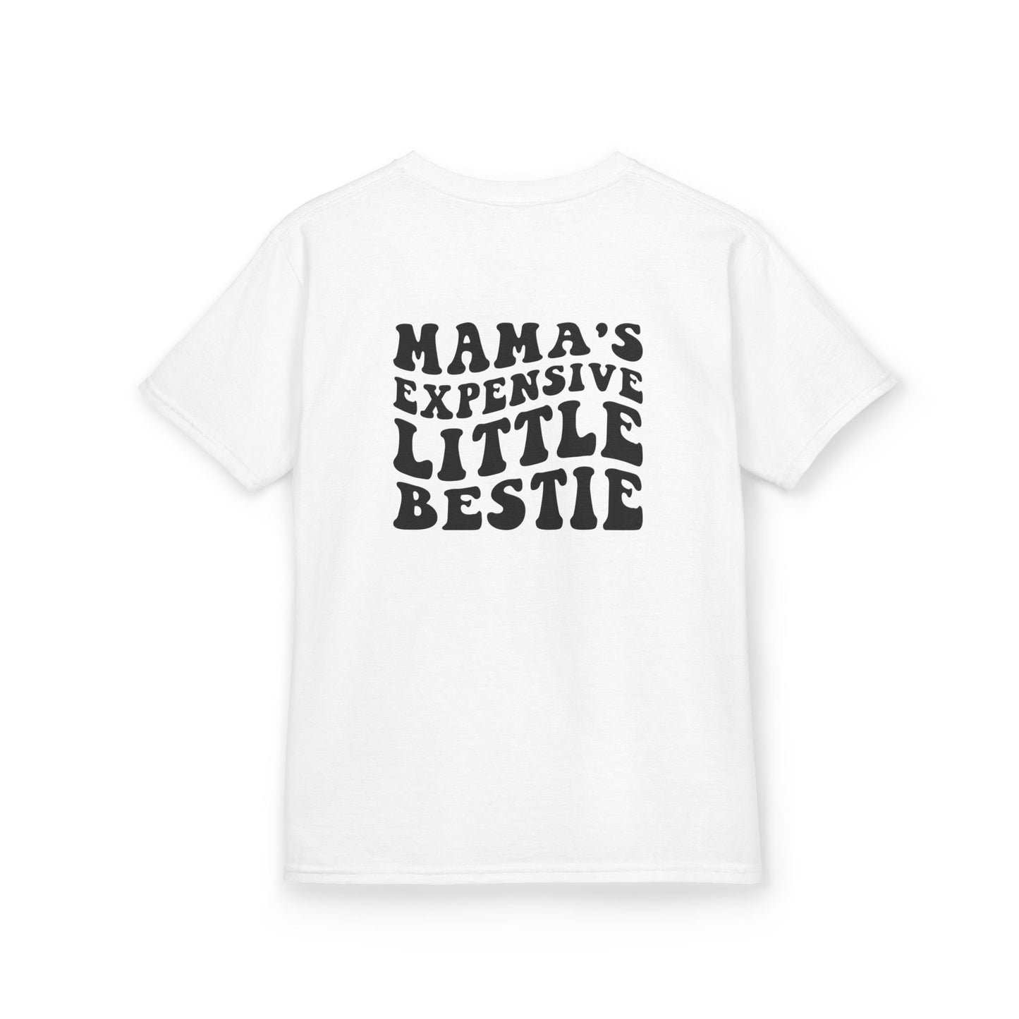Kids Tee — "Mama's Expensive Little Bestie" Retro Graphic
