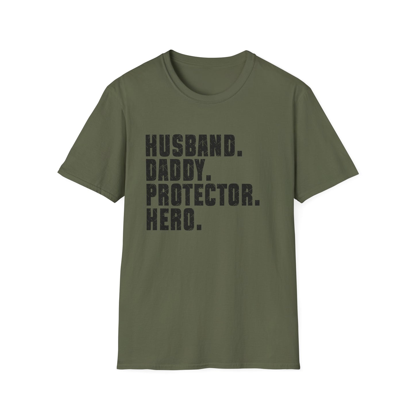 Husband Daddy Protector Hero T‑Shirt — Father's Day Gift Tee
