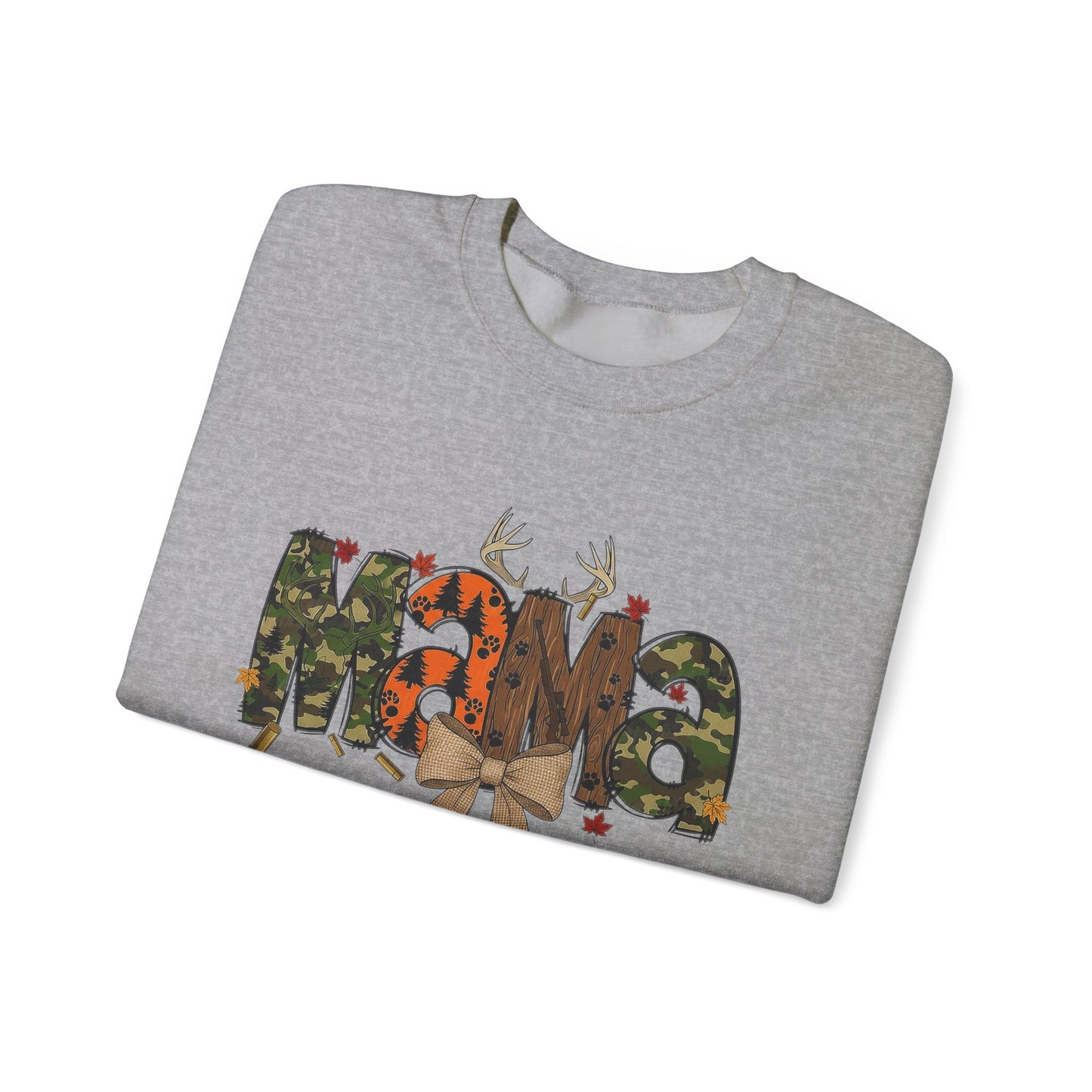Mama Woodland Plaid Crewneck Sweatshirt