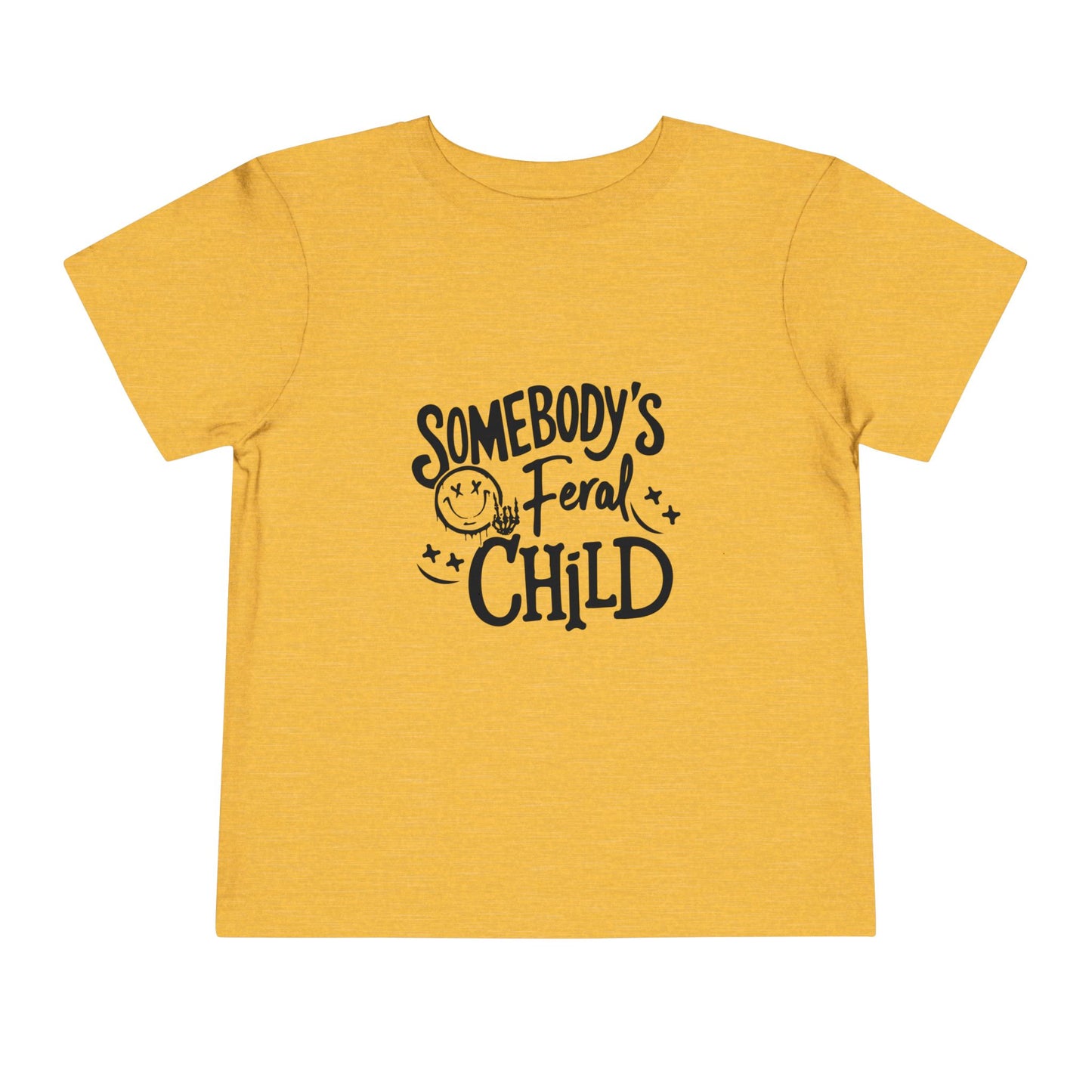 Toddler Tee - "Somebody's Feral Child" Graphic Kids Shirt