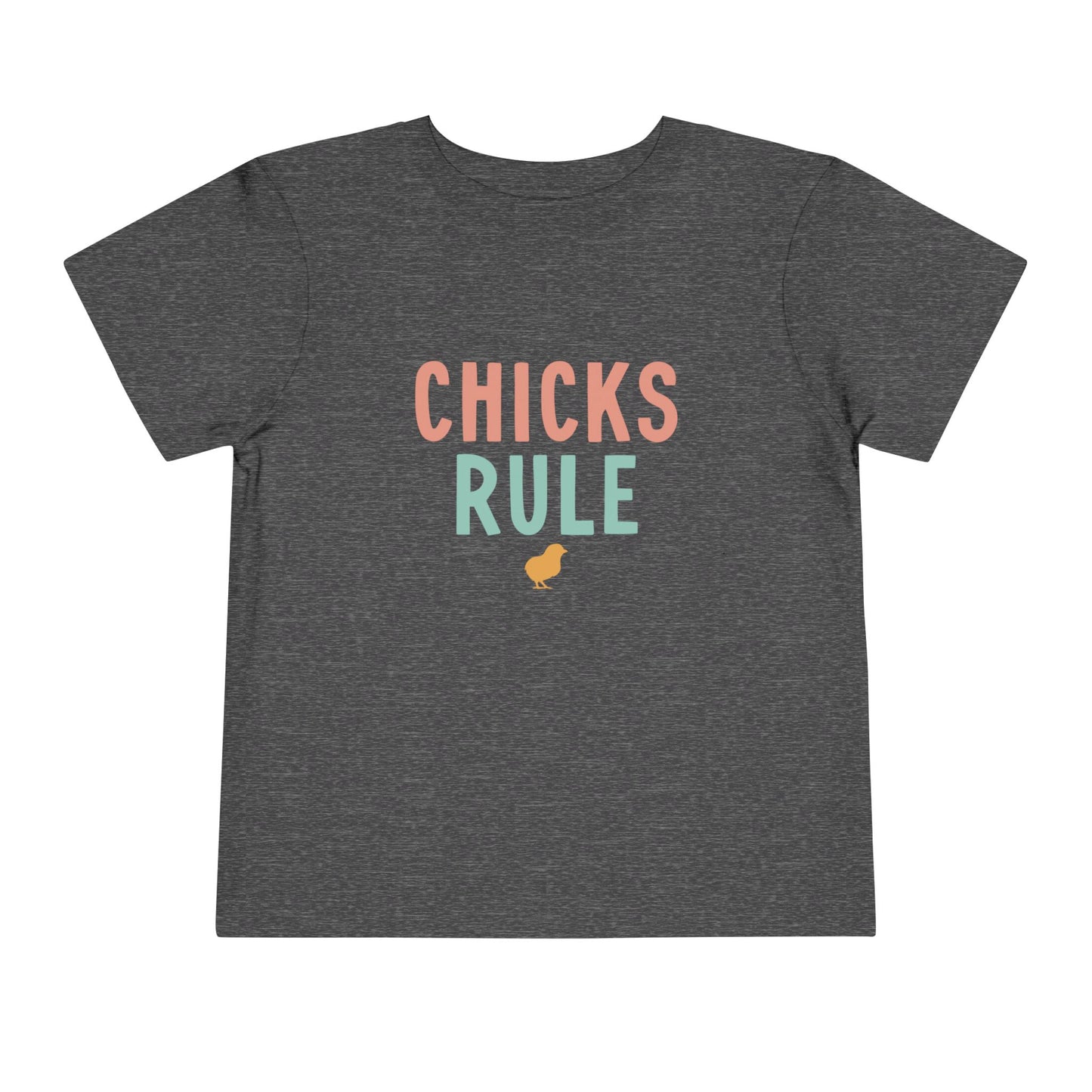 Chicks Rule Toddler Tee — Cute Easter Chick Graphic Shirt