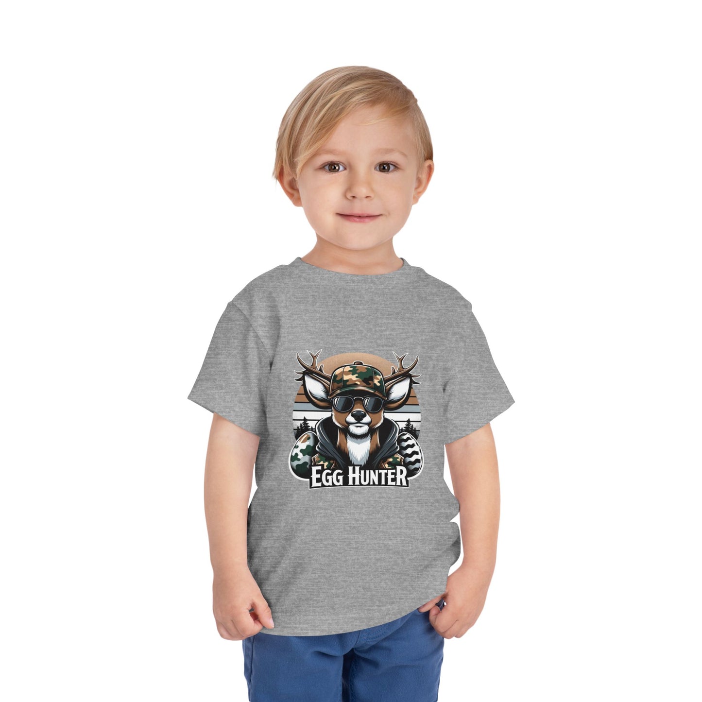 Toddler "Egg Hunter" Deer Camo Tee
