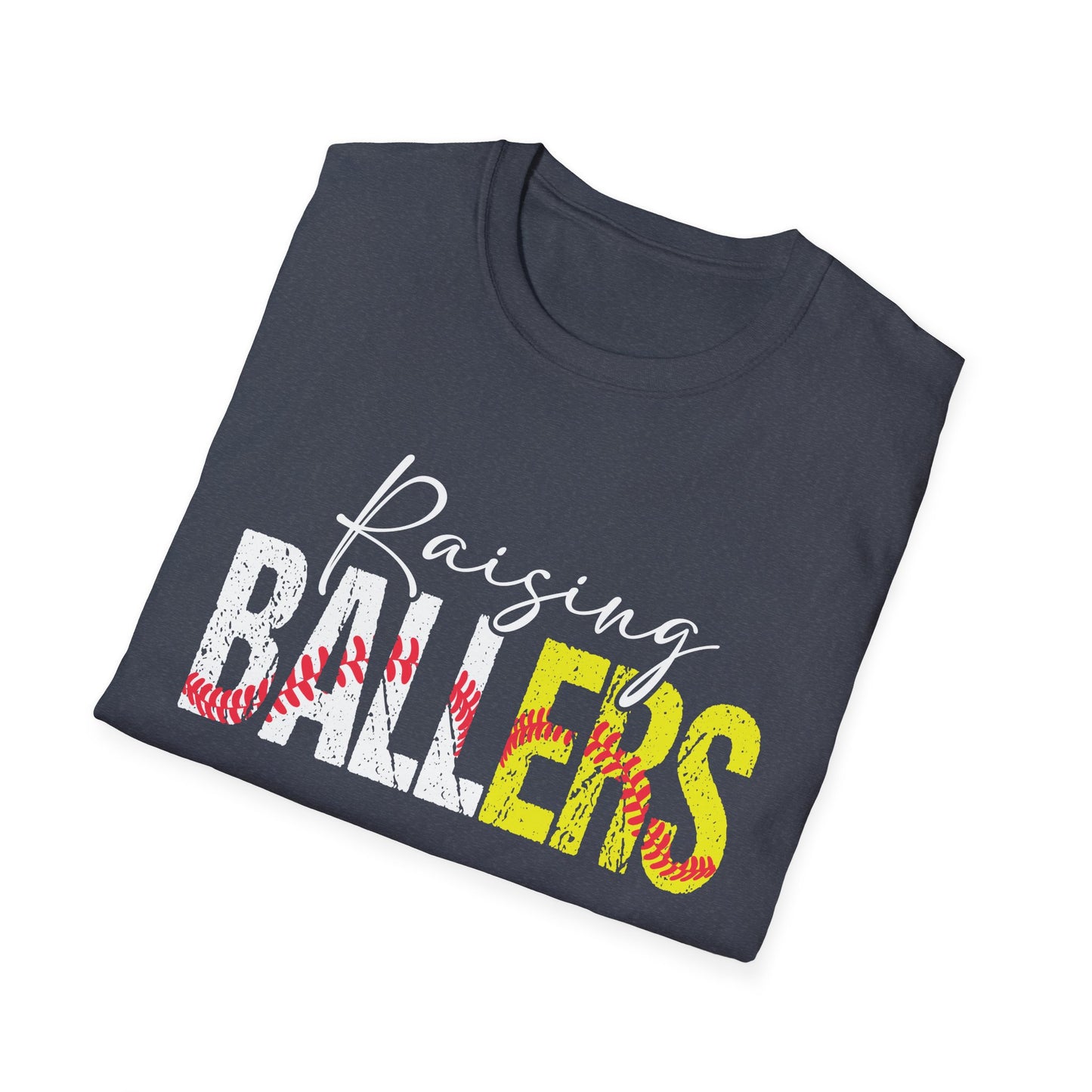 Raising Ballers T-Shirt — Basketball Mom/Dad Tee