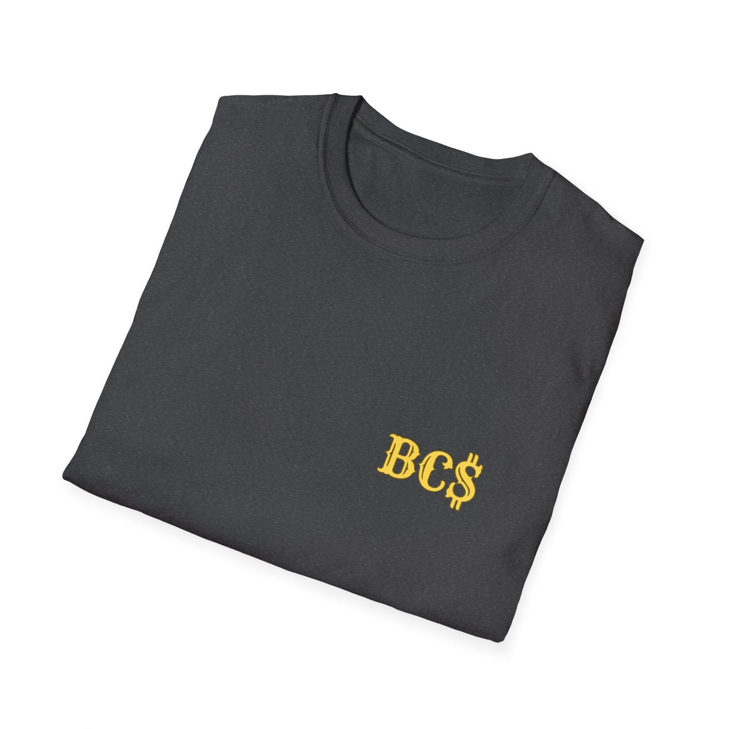Blue Collar Dollar T‑Shirt — 'BC' Chest Logo & Bold Back Graphic
