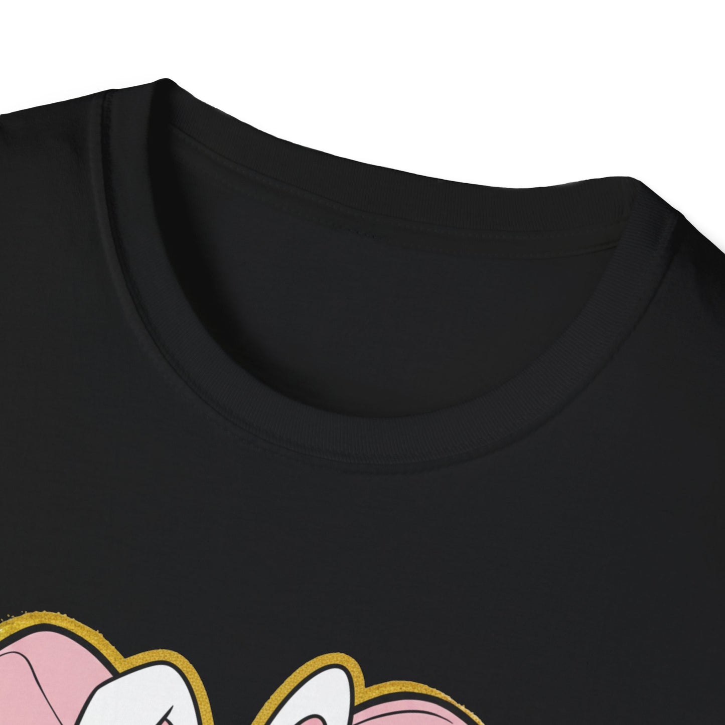 Girls' Back-to-School Bow Pencil T-Shirt — Cute Pink Ribbon & Notebook Graphic