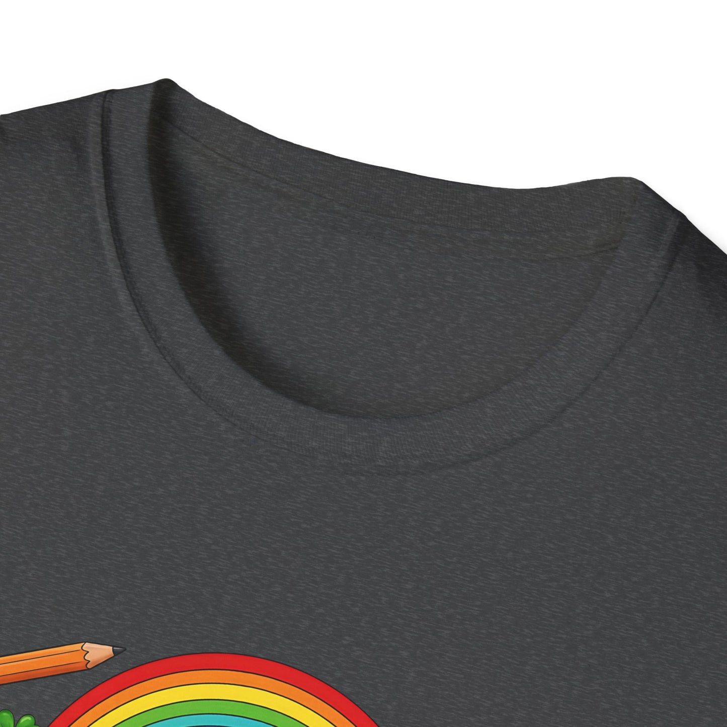 Teacher Rainbow St. Patrick's Day T-Shirt — 'Teacher' School Pride Tee