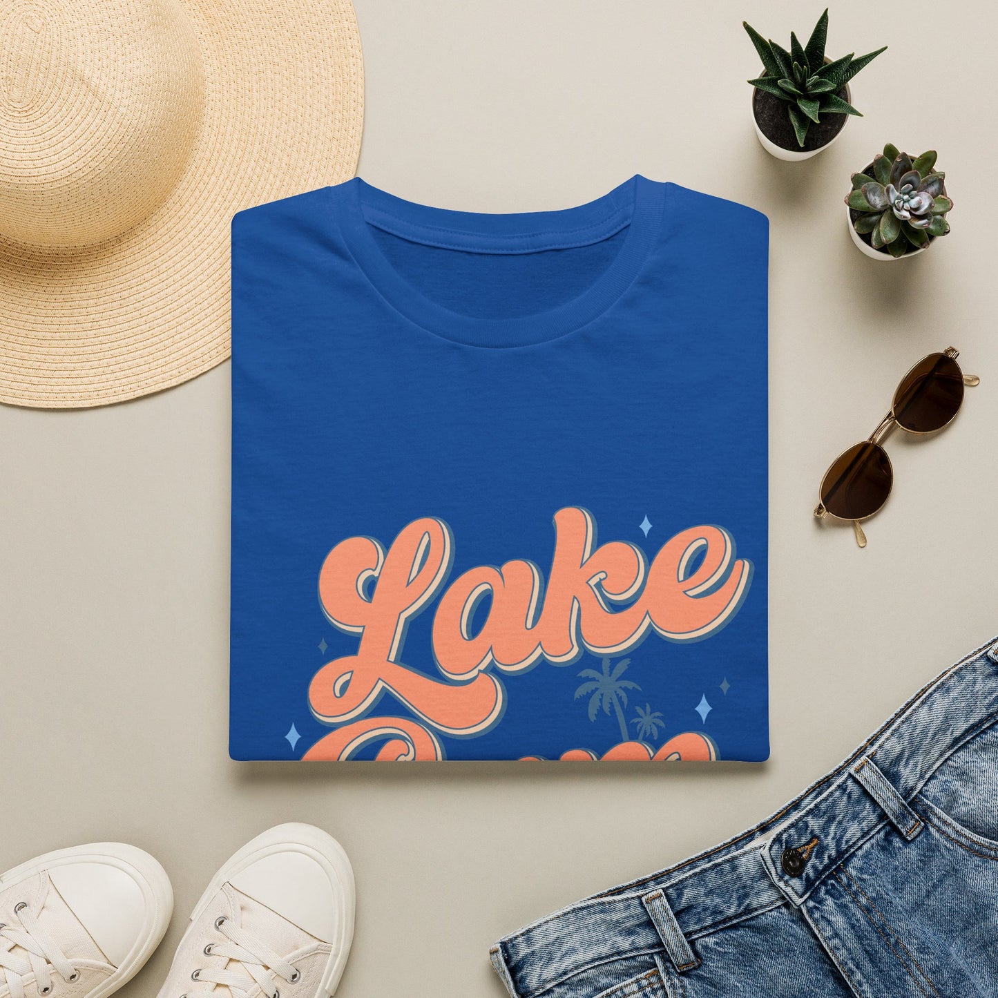 Lake Bum T-Shirt — Retro Beach Vibes Graphic Tee