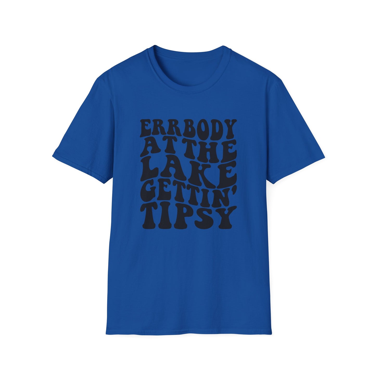Lake Trip T-Shirt — "Errbody at the Lake Gettin' Tipsy" Retro Graphic