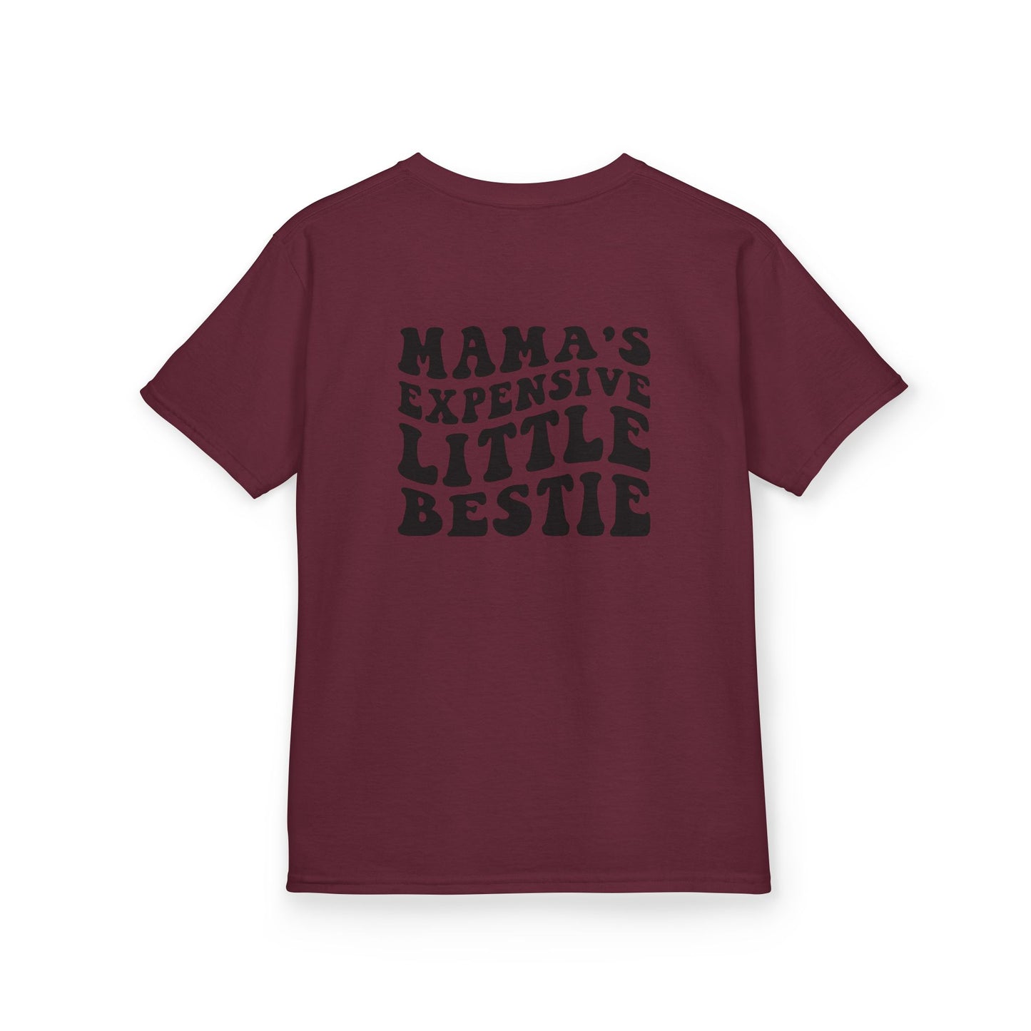 Kids Tee — "Mama's Expensive Little Bestie" Retro Graphic
