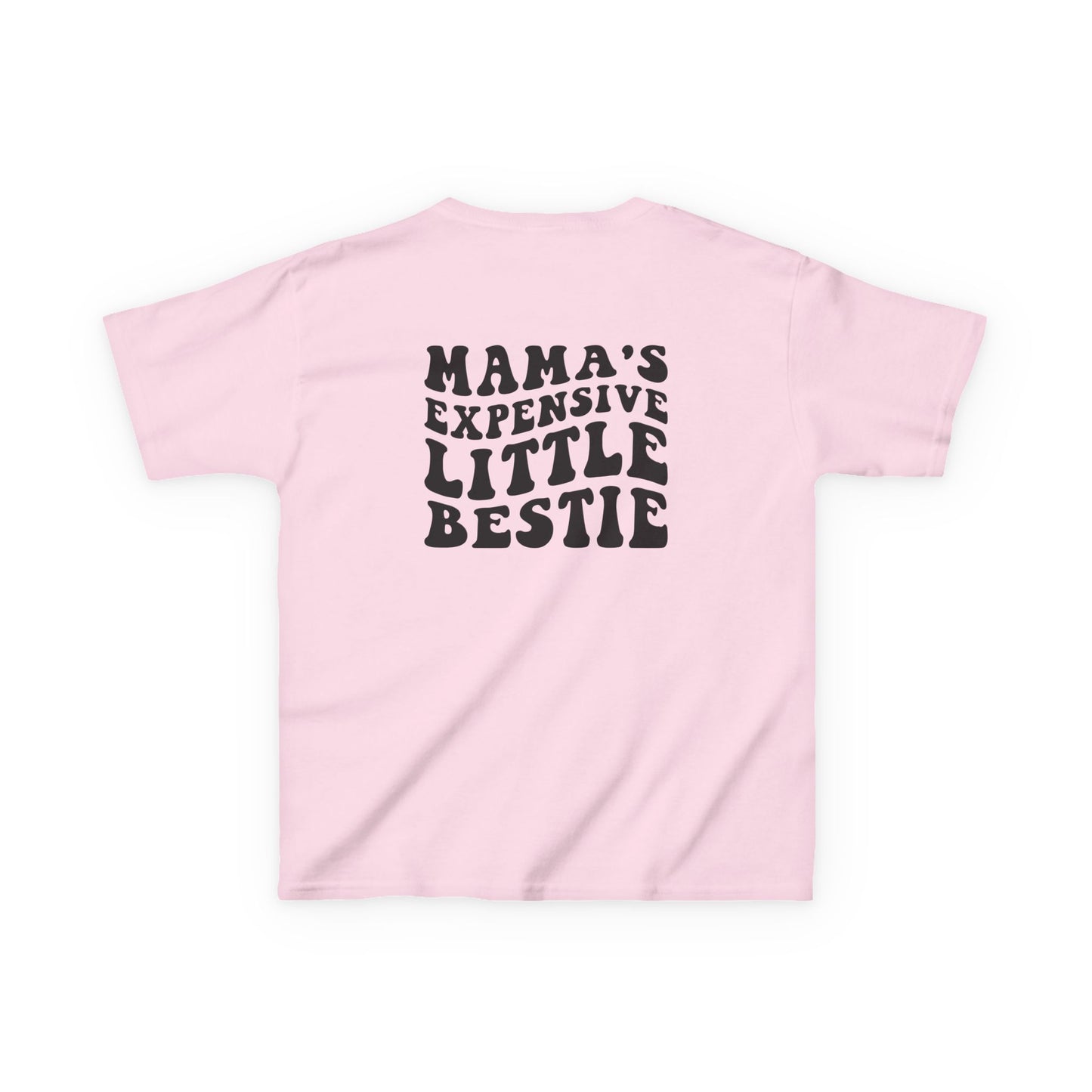 Kids Tee — "Mama's Expensive Little Bestie" Retro Graphic