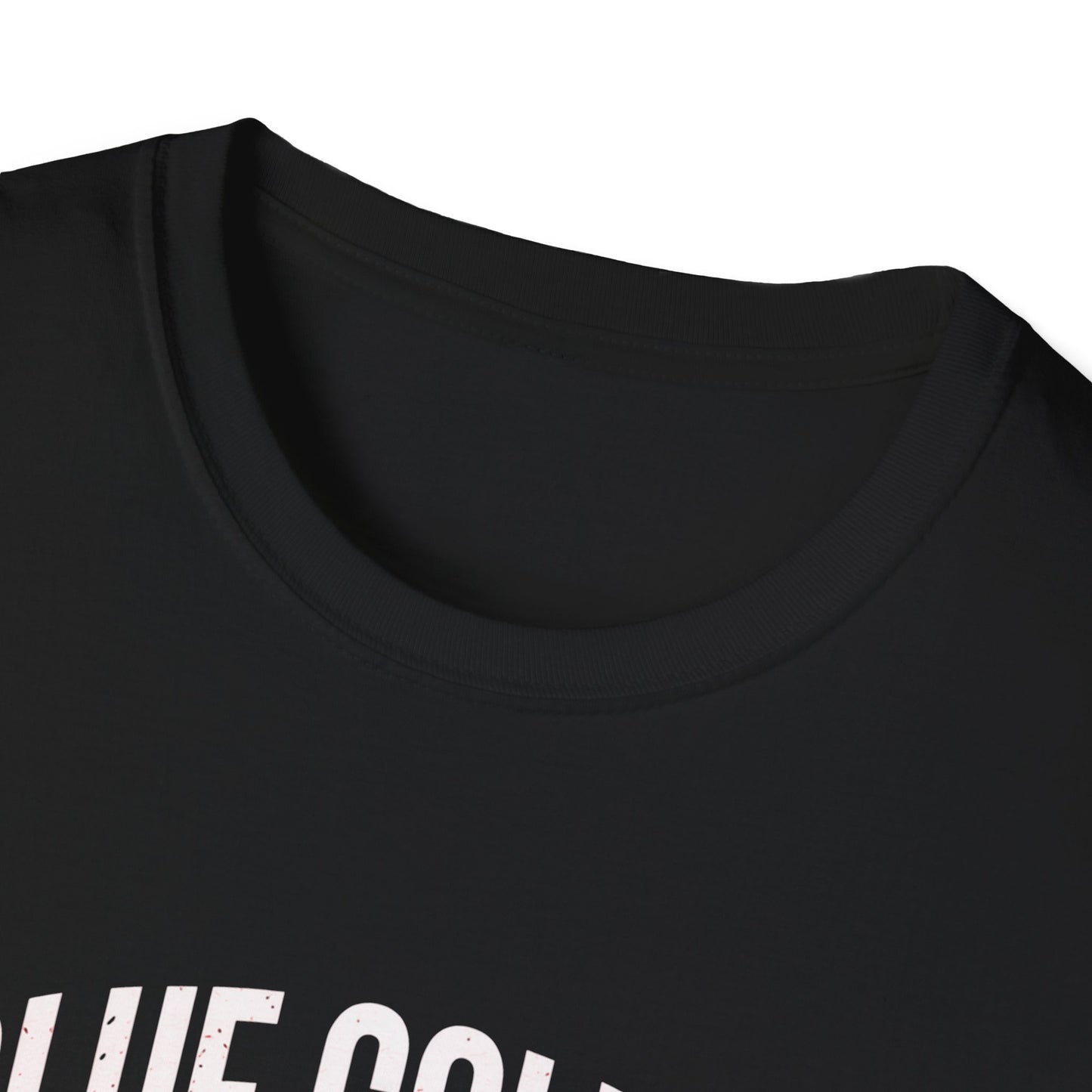 Blue Collar American T‑Shirt — Proud Worker Helmet Graphic