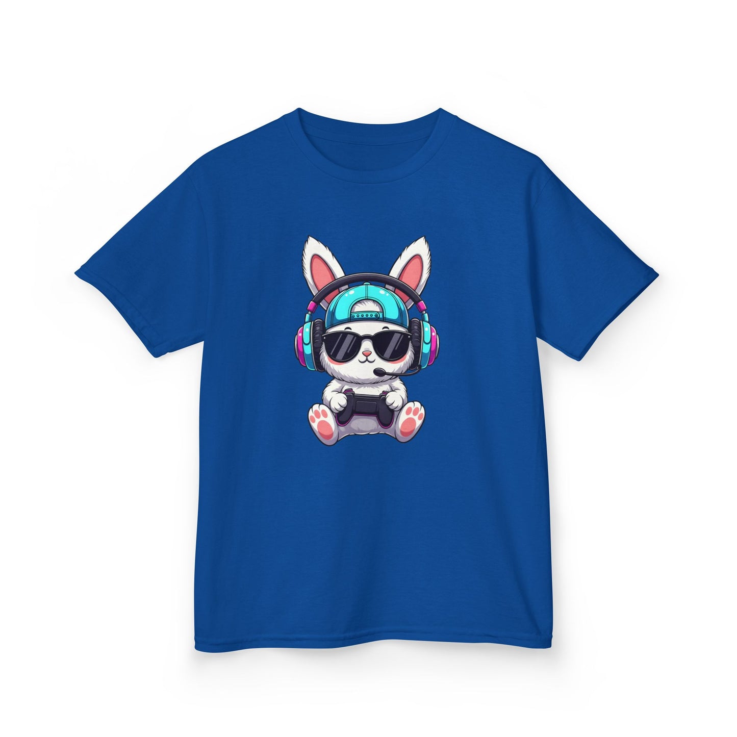 Kids Bunny DJ Tee — Cute Bunny with Headphones Kids T-Shirt
