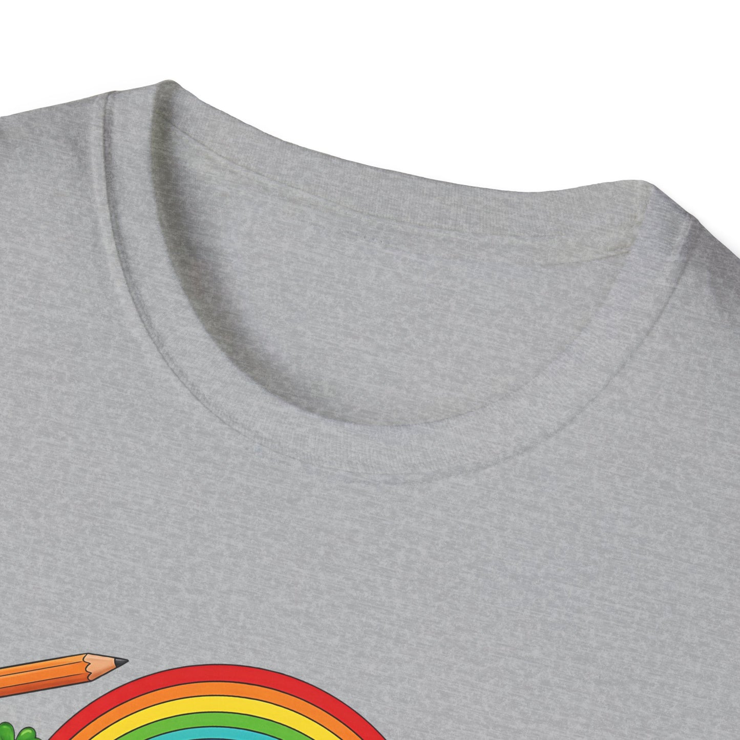 Teacher Rainbow St. Patrick's Day T-Shirt — 'Teacher' School Pride Tee