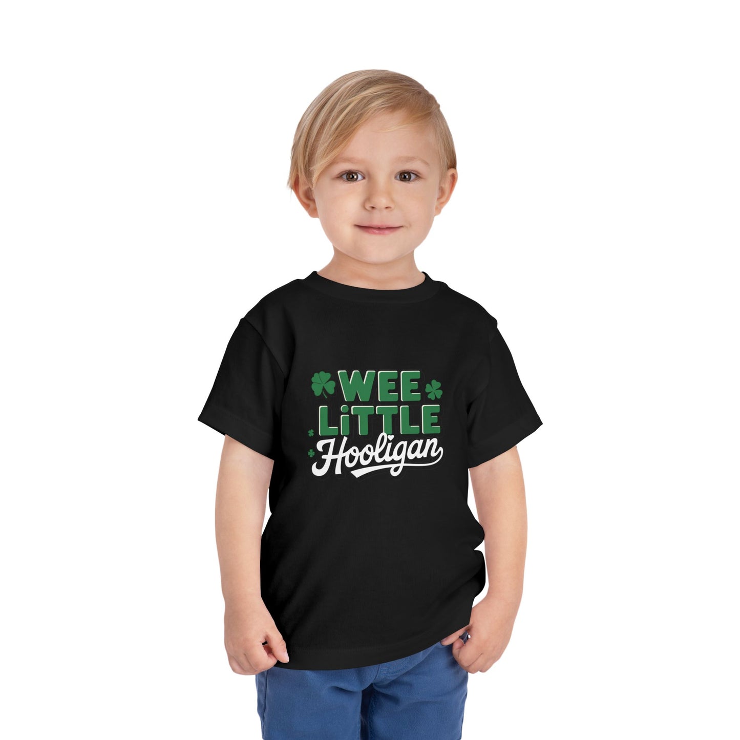 Wee Little Hooligan Toddler Tee — St. Patrick's Day Shamrock Kids Shirt