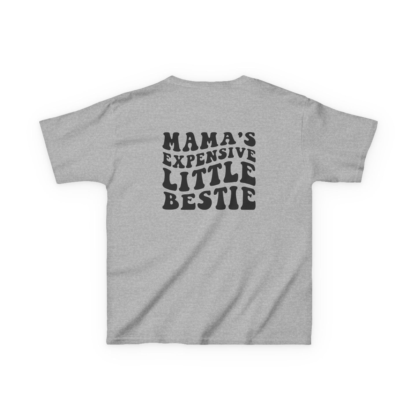 Kids Tee — "Mama's Expensive Little Bestie" Retro Graphic