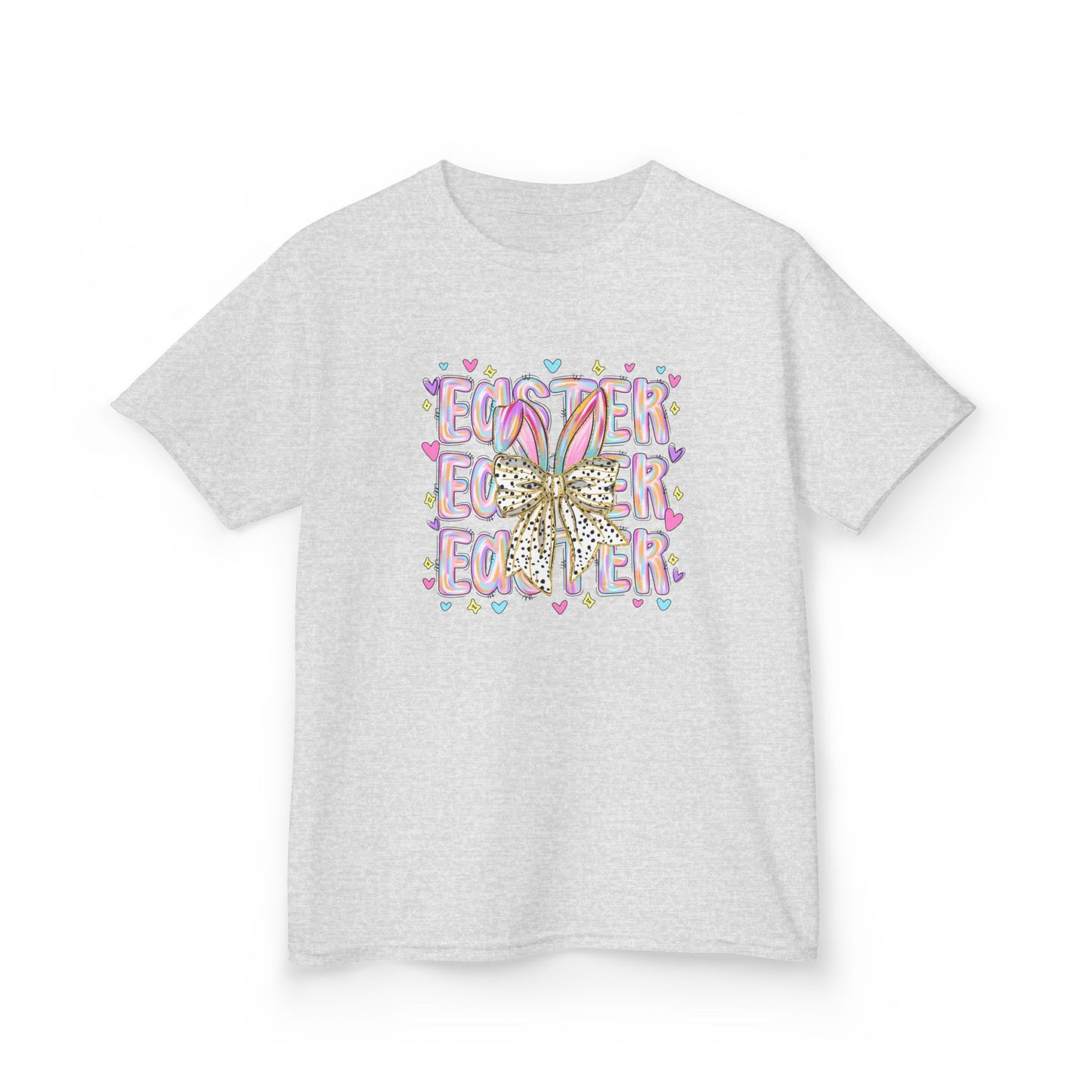 Kids Easter Bunny Tee — Pastel 'Easter' Graphic Shirt