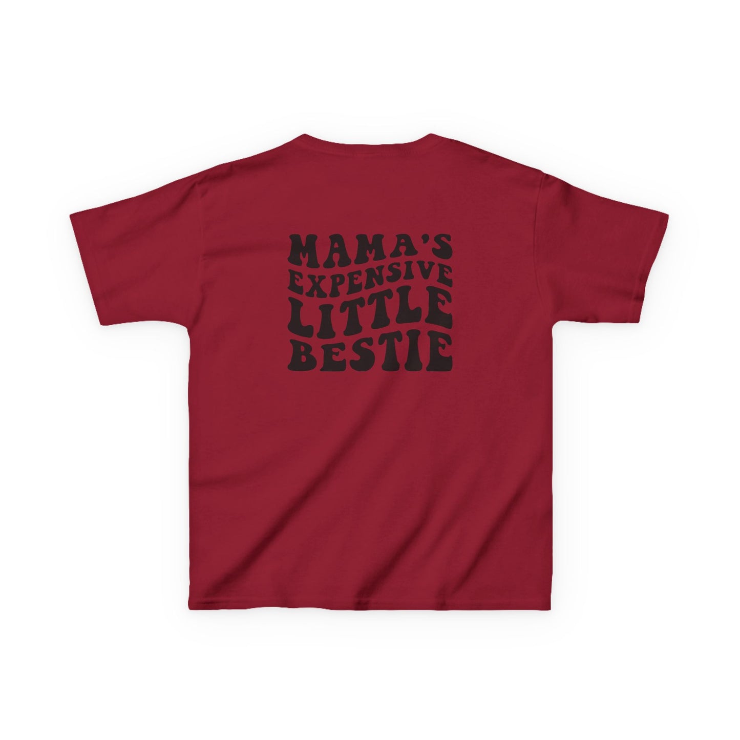 Kids Tee — "Mama's Expensive Little Bestie" Retro Graphic