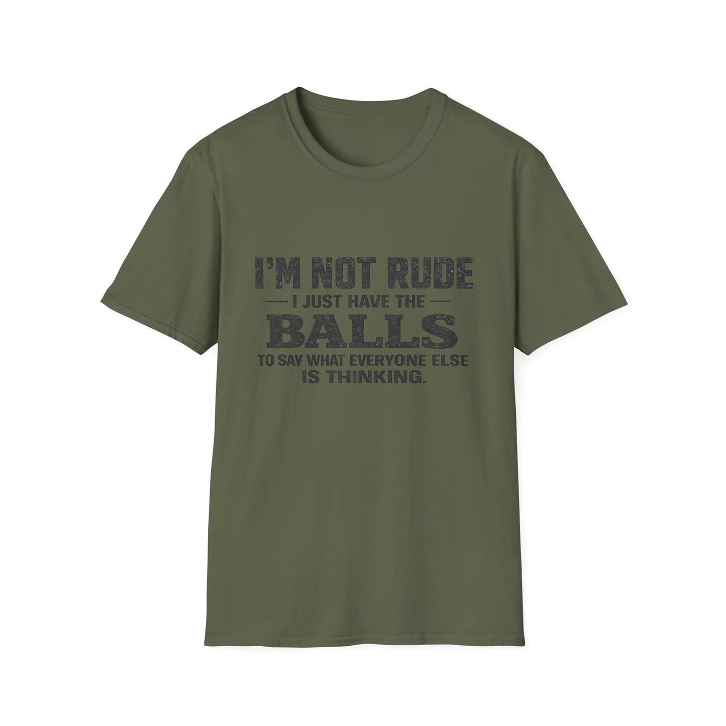 I'm Not Rude Funny Graphic T-Shirt
