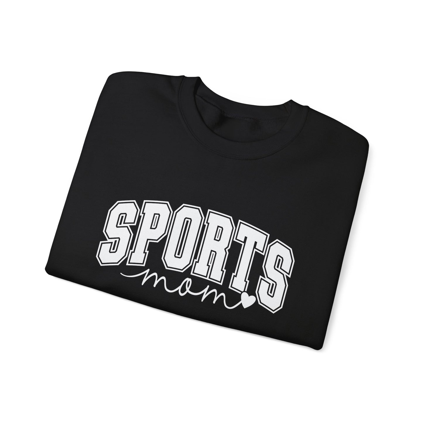 Sports Mom Crewneck Sweatshirt — Athletic Mom Graphic Pullover