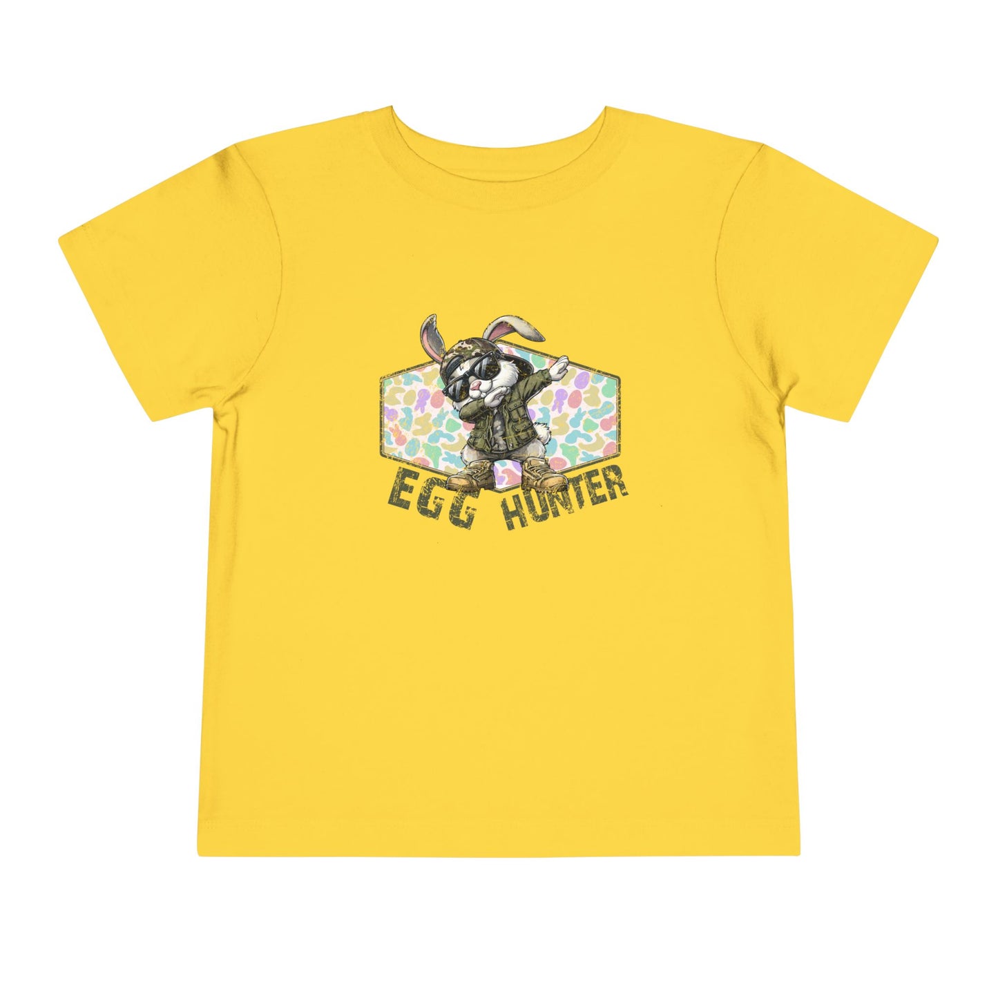 Egg Hunter Toddler Tee — Cute Bunny Easter Egg Hunt Shirt