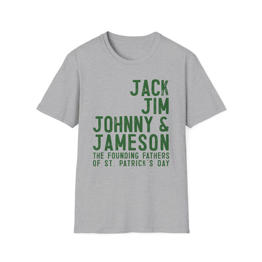 St. Patrick's Day T-Shirt — "Jack, Jim, Johnny & Jameson