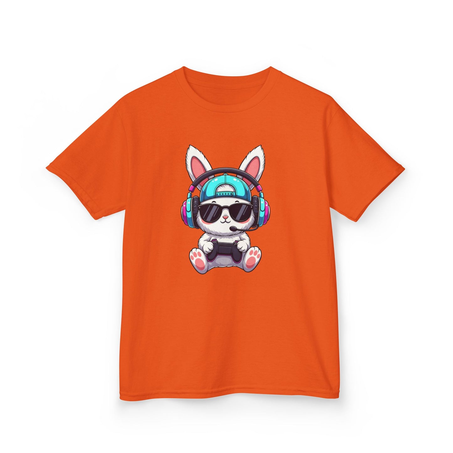 Kids Bunny DJ Tee — Cute Bunny with Headphones Kids T-Shirt