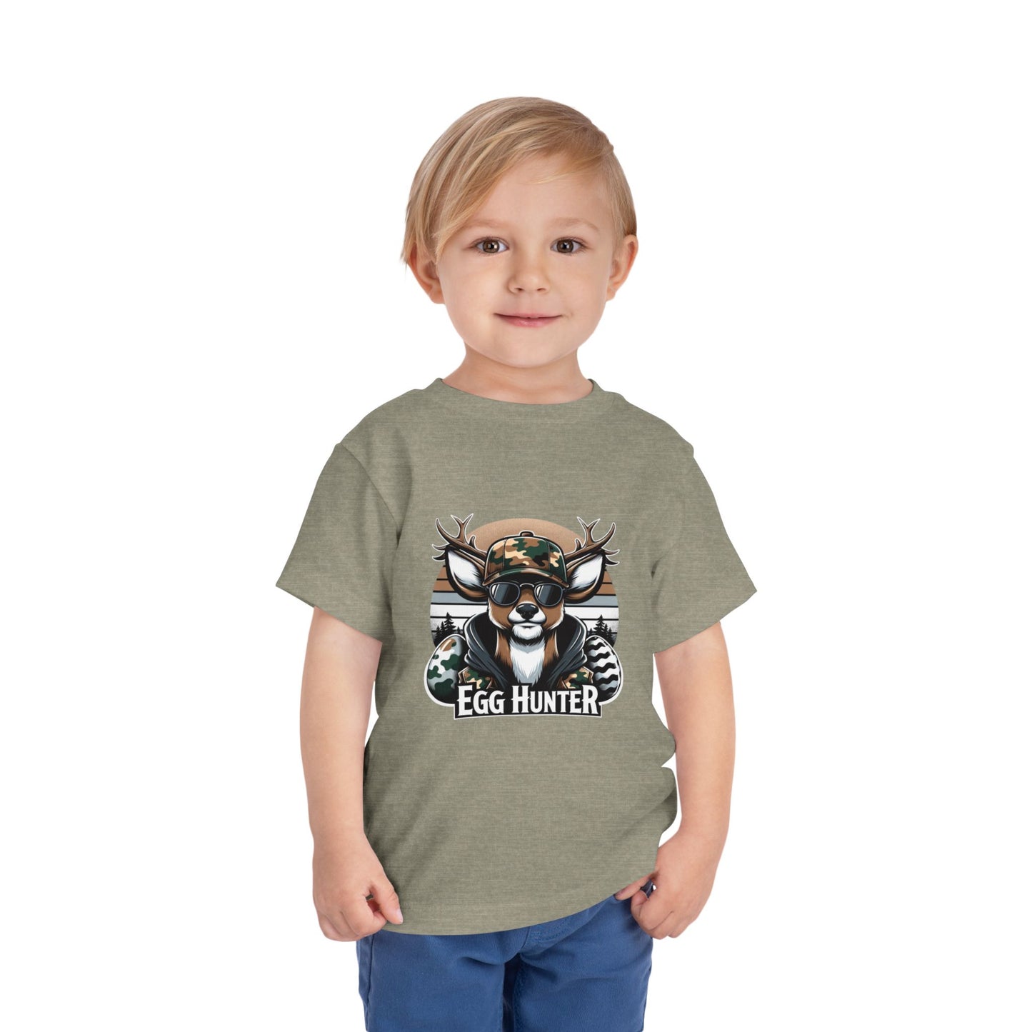 Toddler "Egg Hunter" Deer Camo Tee
