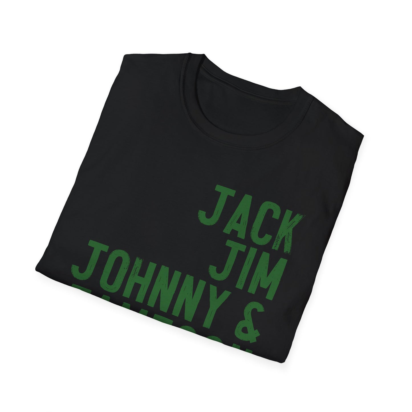 St. Patrick's Day T-Shirt — "Jack, Jim, Johnny & Jameson