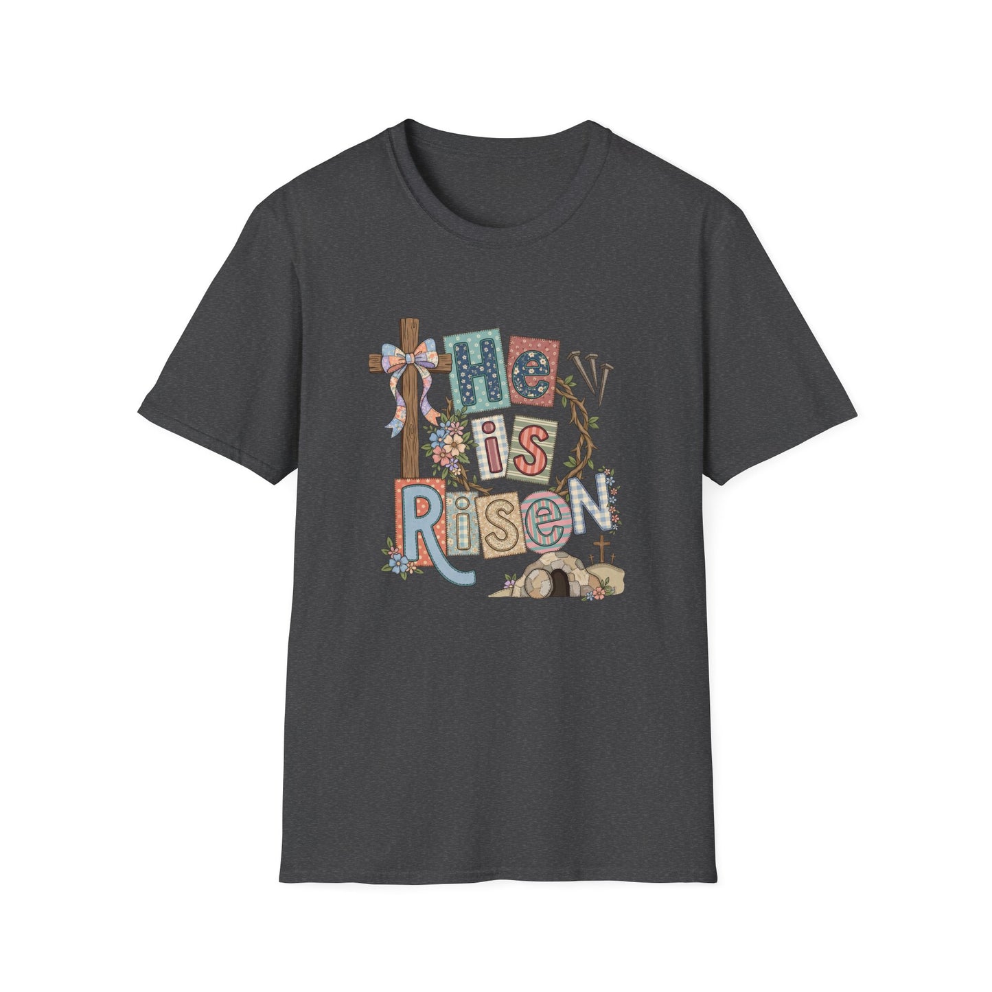 He Is Risen Easter T-Shirt — Christian Resurrection Tee