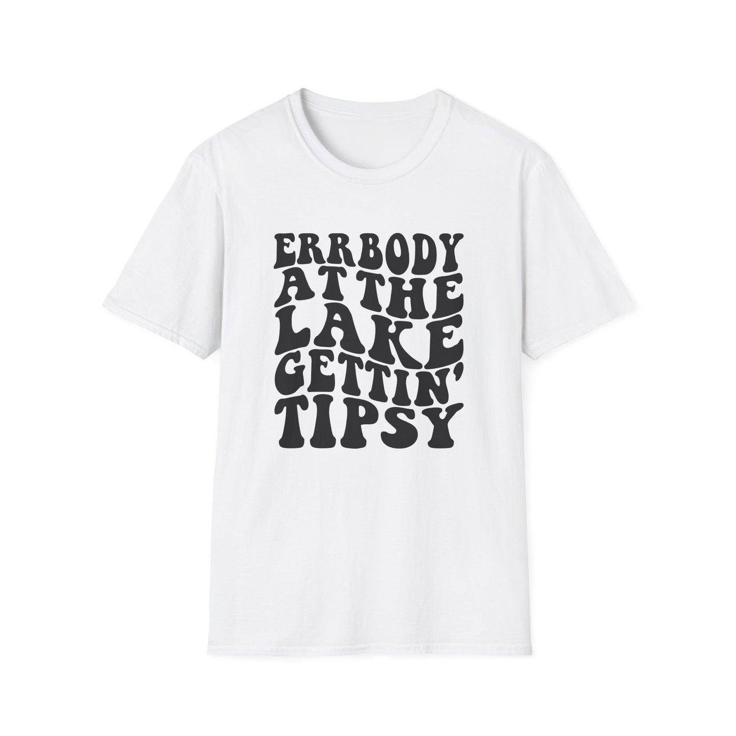 Lake Trip T-Shirt — "Errbody at the Lake Gettin' Tipsy" Retro Graphic