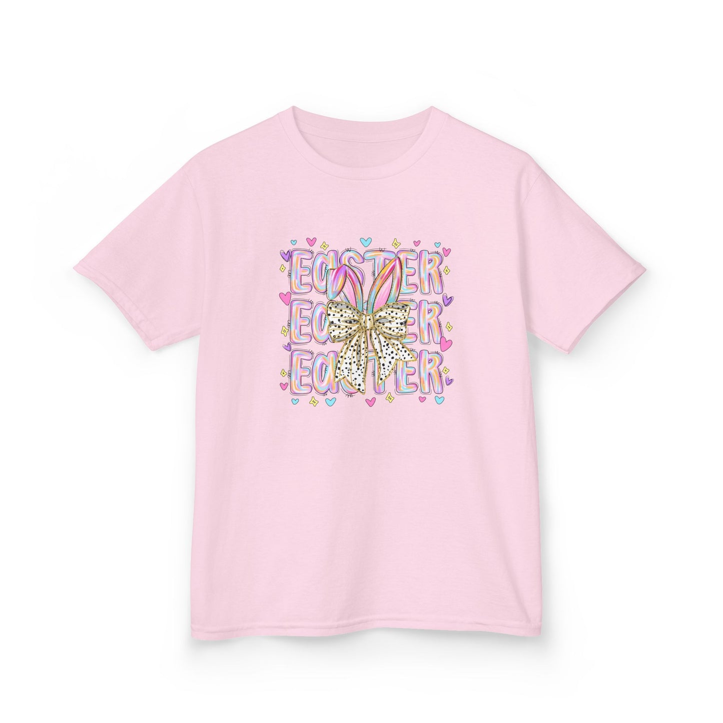 Kids Easter Bunny Tee — Pastel 'Easter' Graphic Shirt