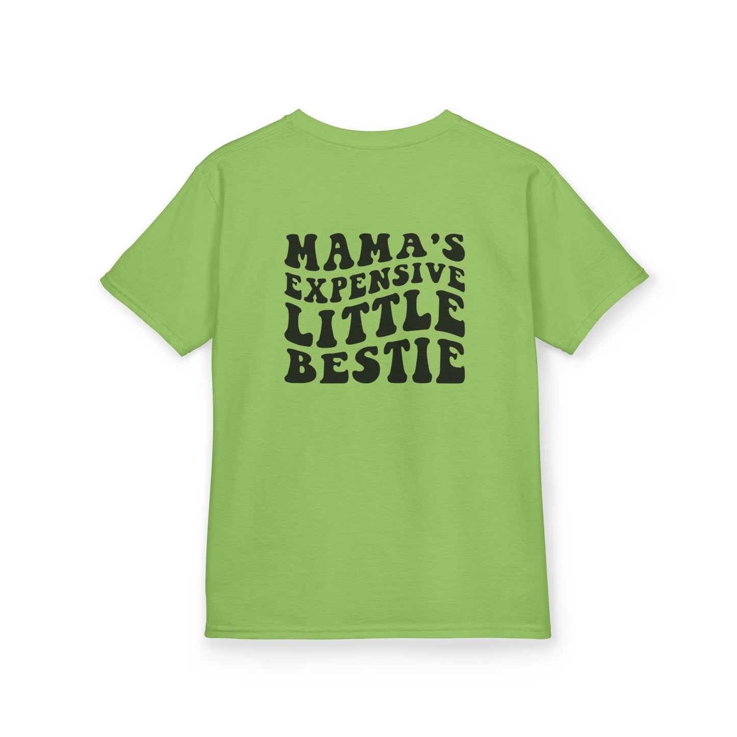Kids Tee — "Mama's Expensive Little Bestie" Retro Graphic
