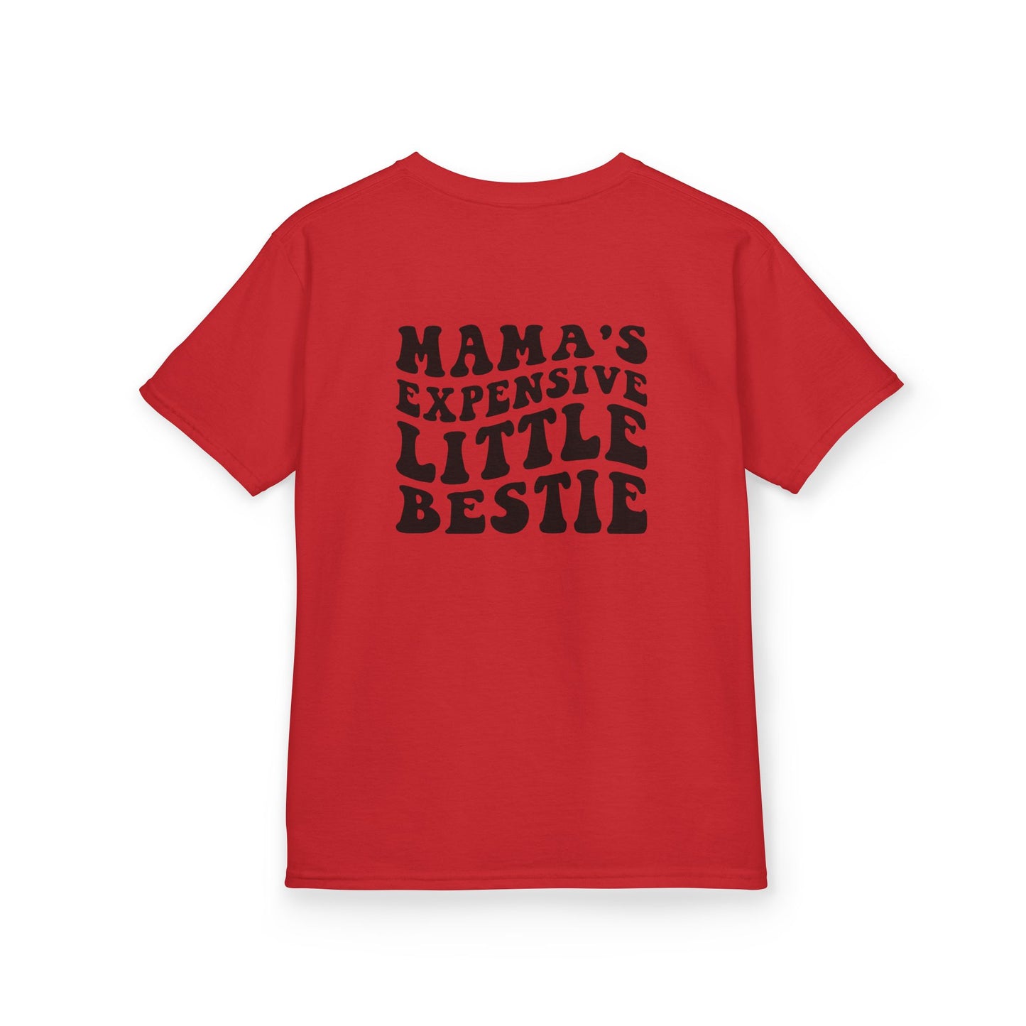 Kids Tee — "Mama's Expensive Little Bestie" Retro Graphic