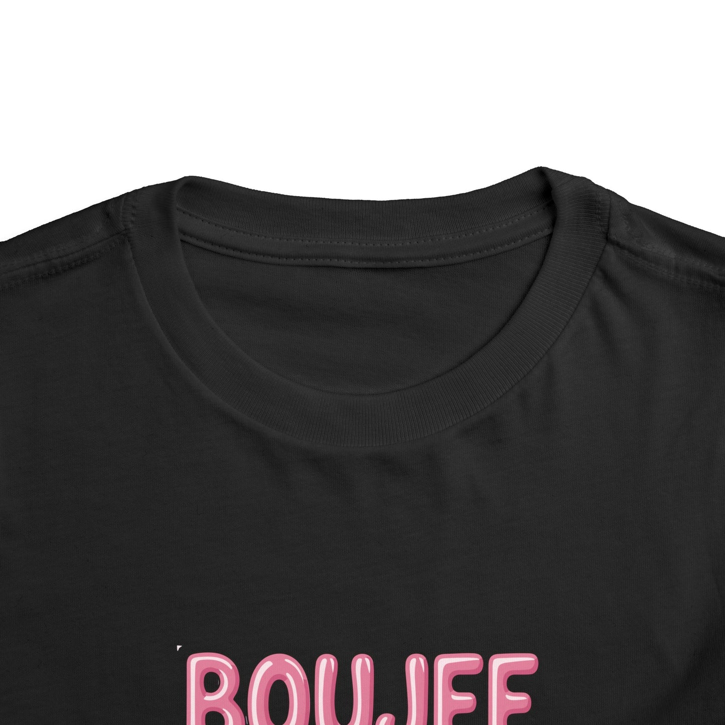 Boujee Blue Collar Daughter Toddler Tee — Cute Pink Floral Baby Shirt