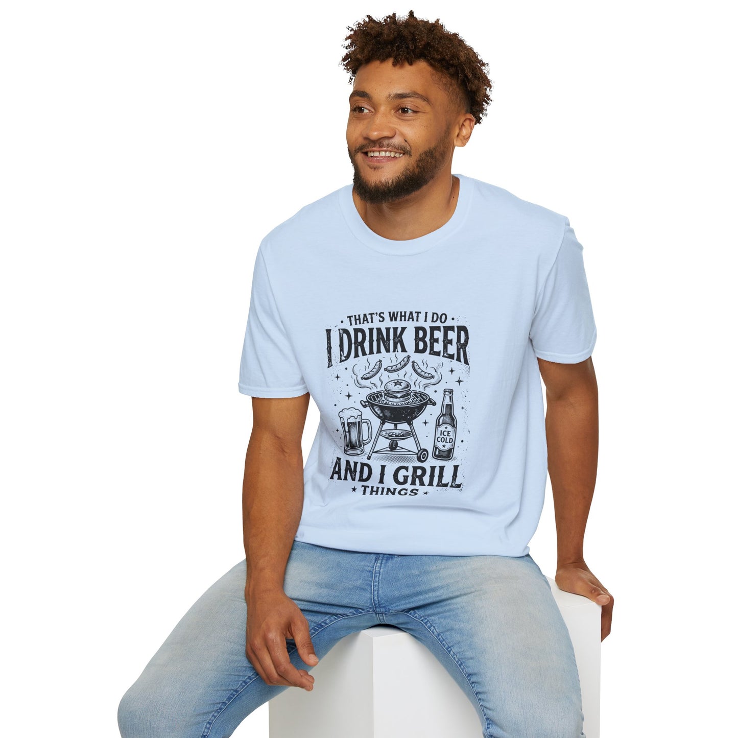 Beer & Grill T‑Shirt — "That's What I Do: I Drink Beer and I Grill Things"